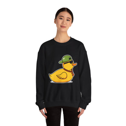 Unisex Heavy Blend™ Crewneck Sweatshirt (Gangster Duck)
