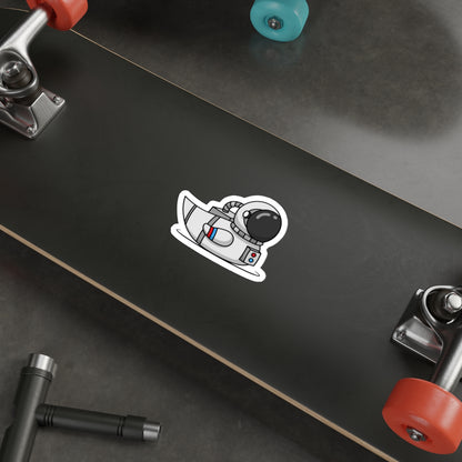 Die-Cut Stickers | Vibrant Art for Personalization (Astronaut Duck)