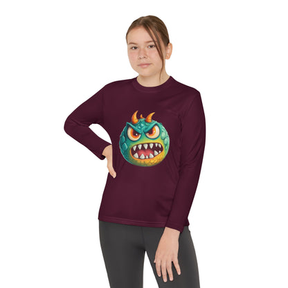 Youth Long Sleeve Competitor Tee (Green Monster 2)