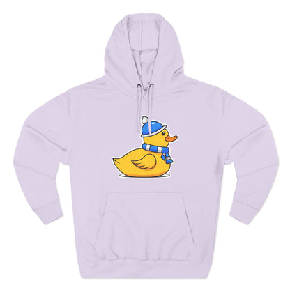 Three-Panel Fleece Hoodie (Chilly Duck)