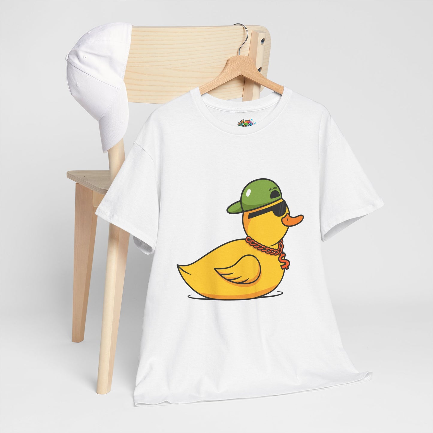 Unisex Heavy Cotton Tee (Gangster Duck)