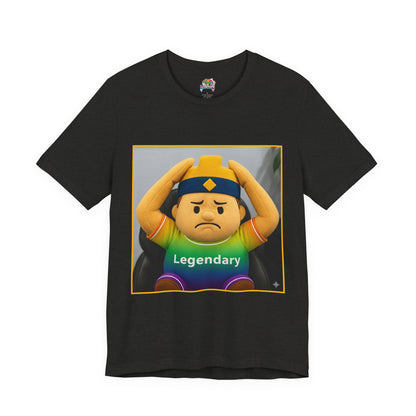 Legendary Tee - Casual Unisex Jersey Short Sleeve Shirt with Playful Design (CLASH)