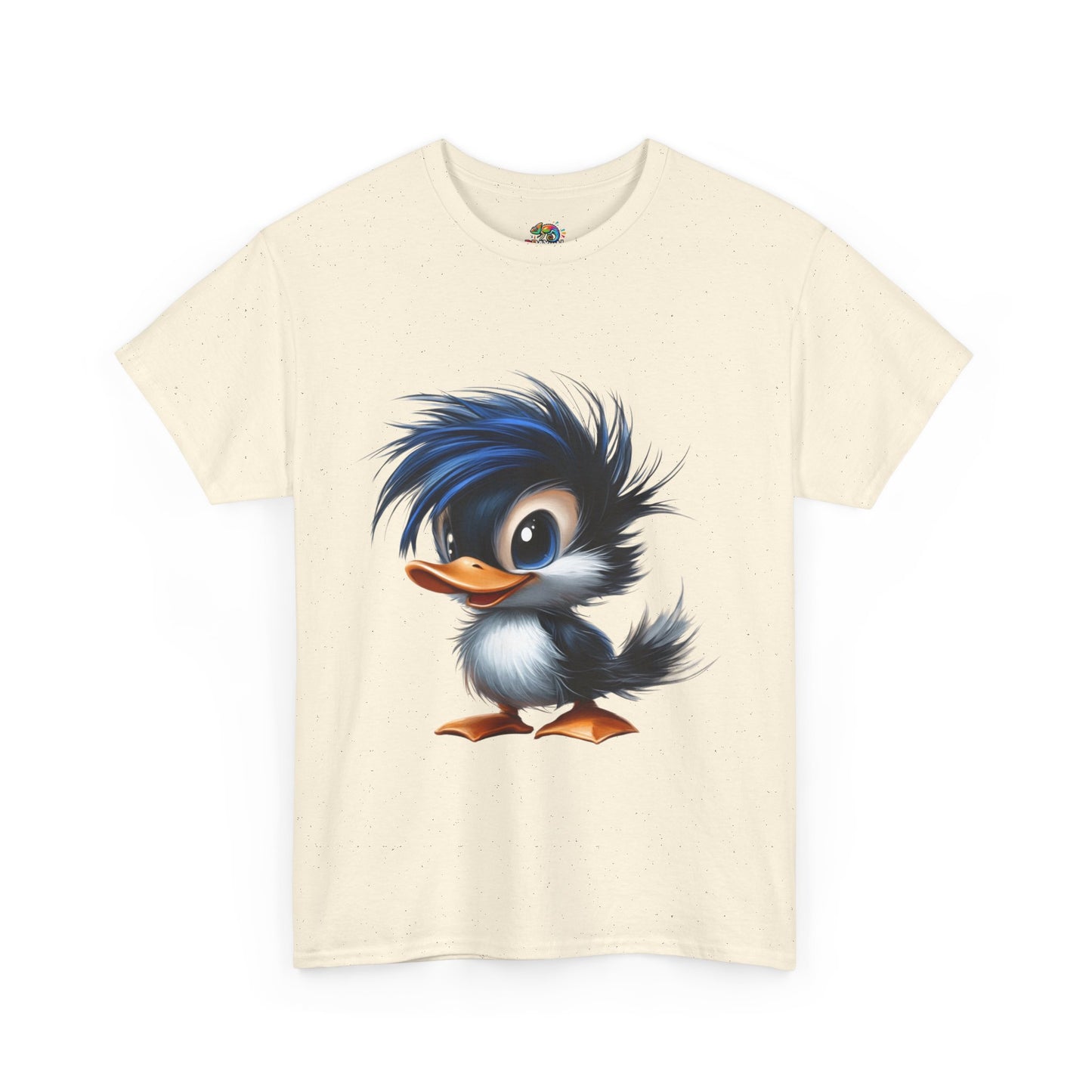 Unisex Heavy Cotton Tee (Blue Hair Duck)