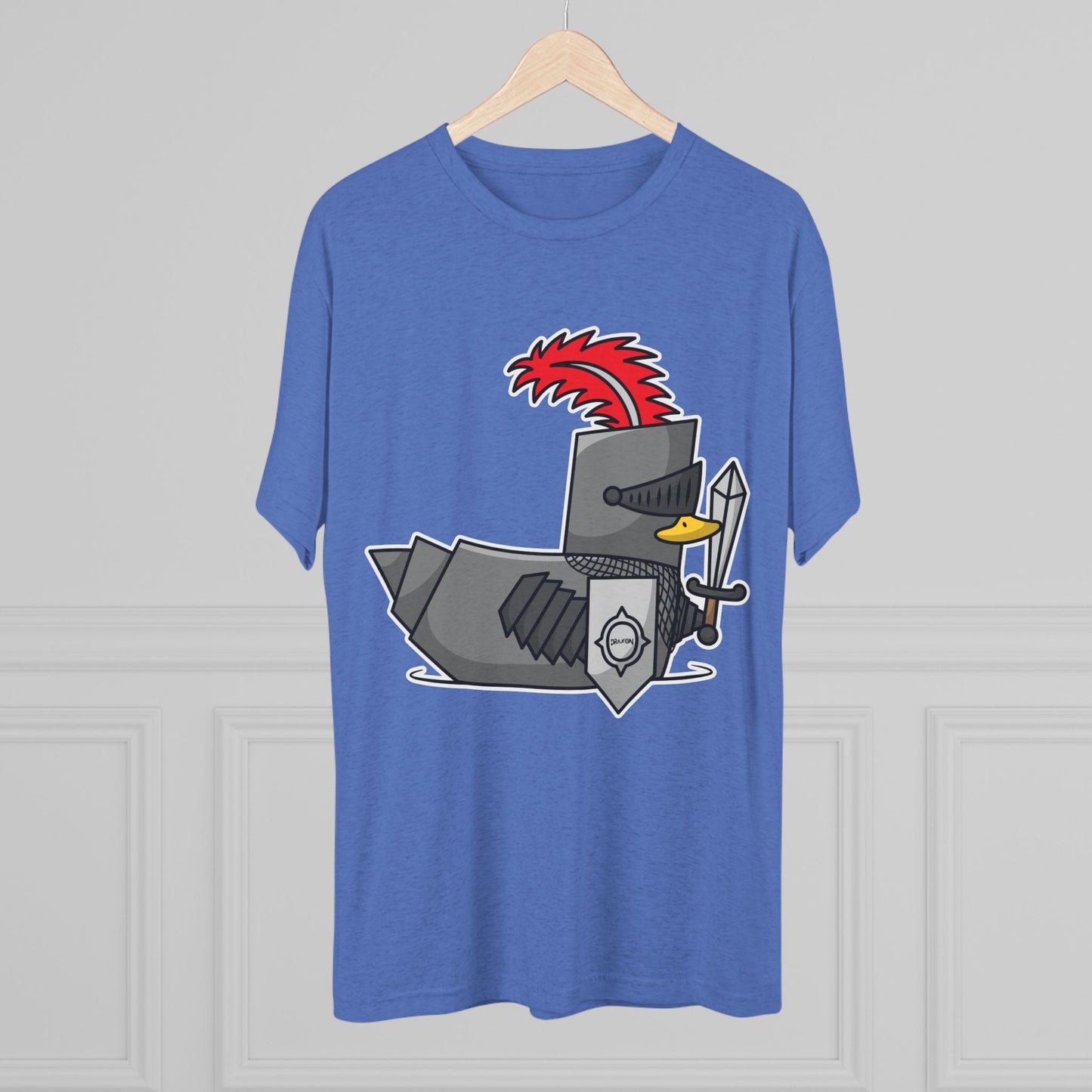 Unisex Tri-Blend Crew Tee (Knight Duck)