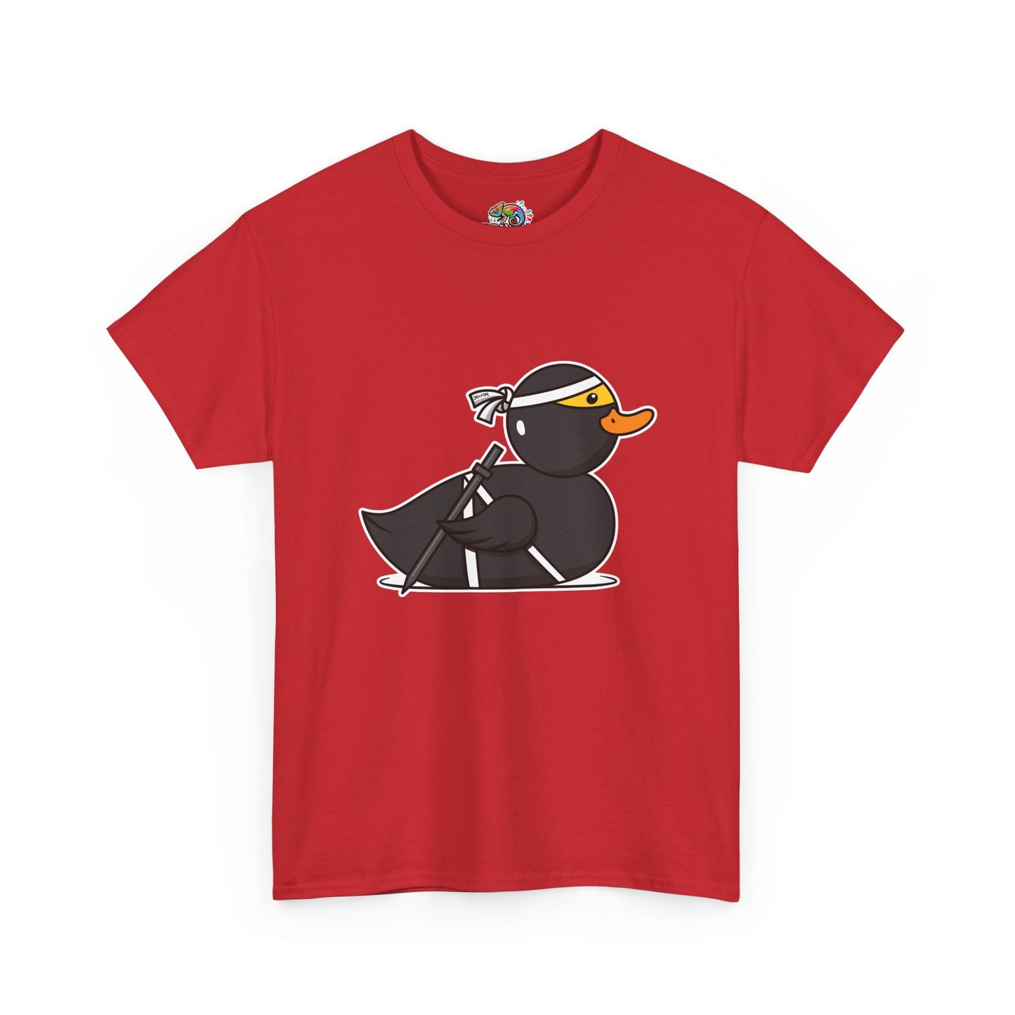 Unisex Heavy Cotton Tee (Ninja Duck)