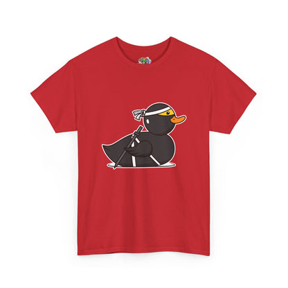 Unisex Heavy Cotton Tee (Ninja Duck)