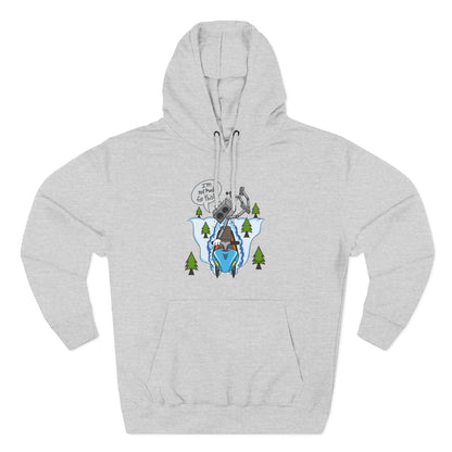 Three-Panel Fleece Hoodie (Not made for this - Snowmobiler)