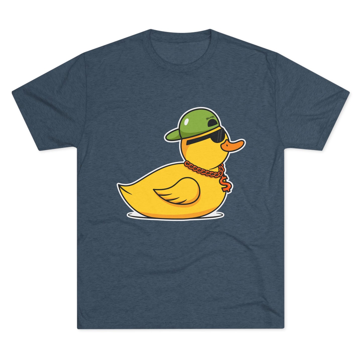 Unisex Tri-Blend Crew Tee (Ninja Duck)