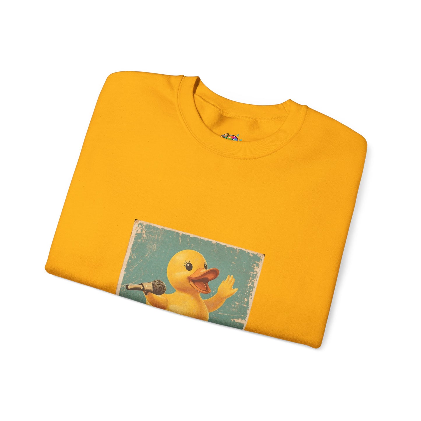 Unisex Heavy Blend™ Crewneck Sweatshirt (Karaoke Duck)