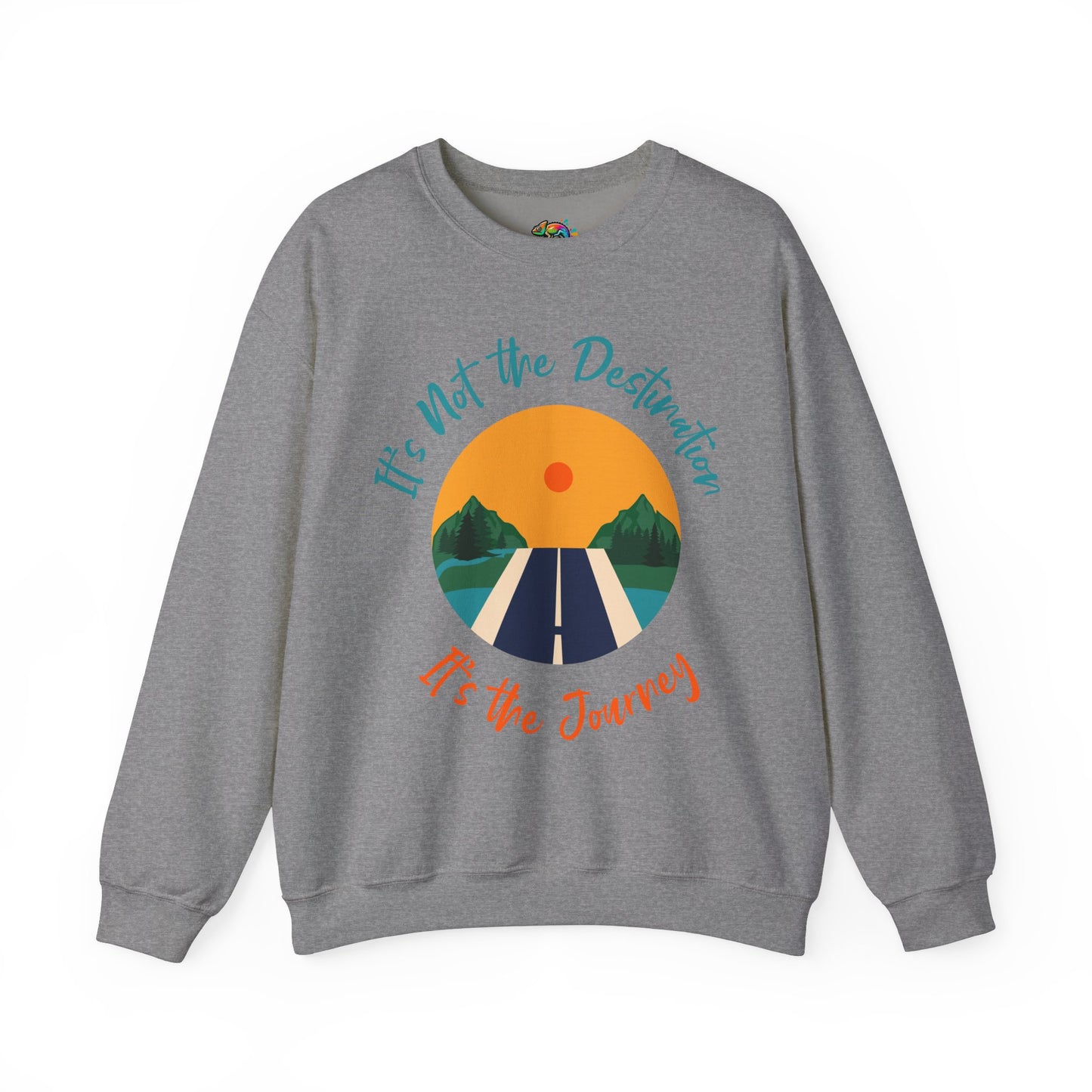 Unisex Heavy Blend™ Crewneck Sweatshirt (It's not Destination, It's Journey)