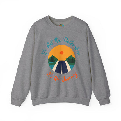 Unisex Heavy Blend™ Crewneck Sweatshirt (It's not Destination, It's Journey)