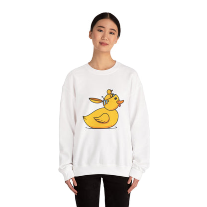 Unisex Heavy Blend™ Crewneck Sweatshirt (Duck Bird Brain)