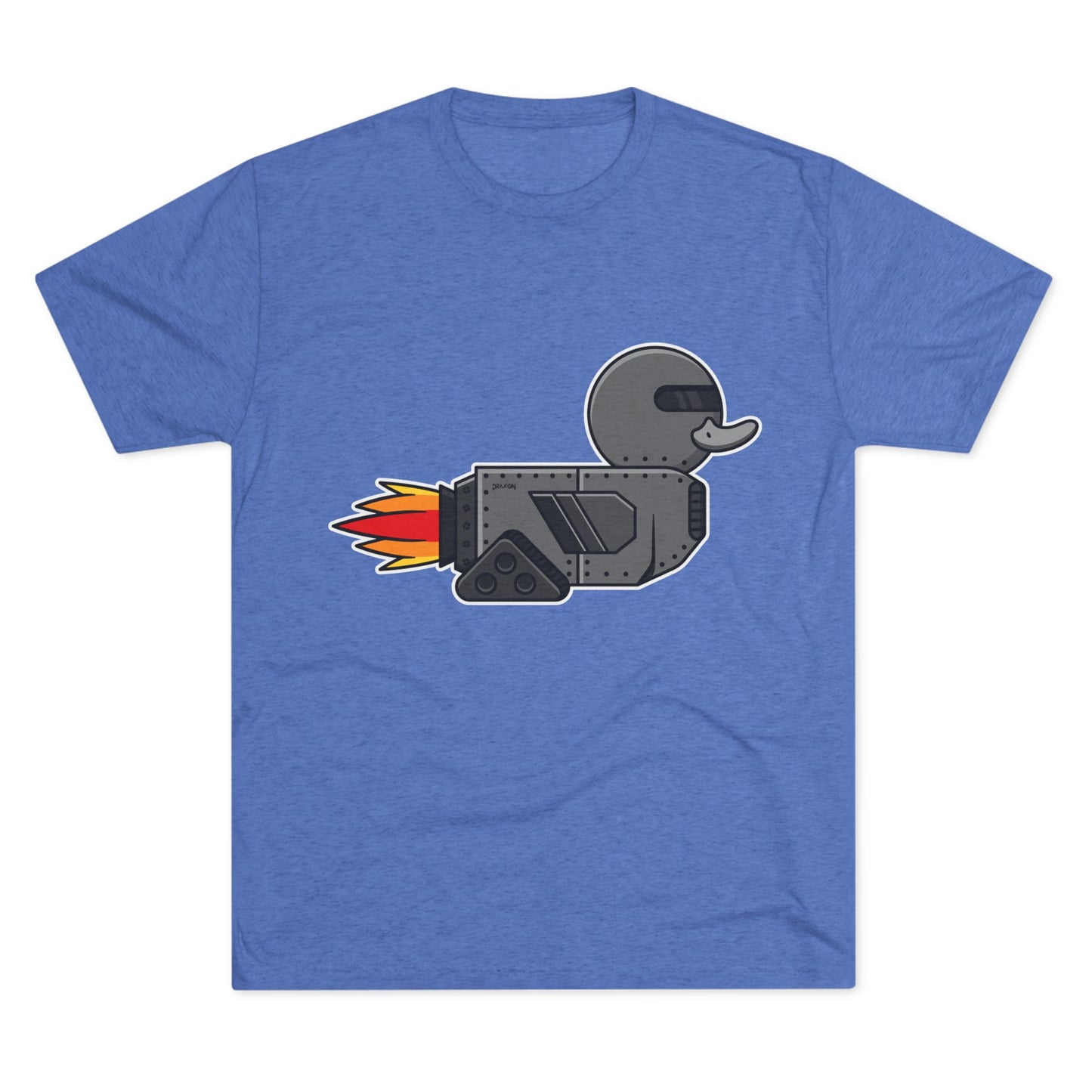 Unisex Tri-Blend Crew Tee (Robot Duck)