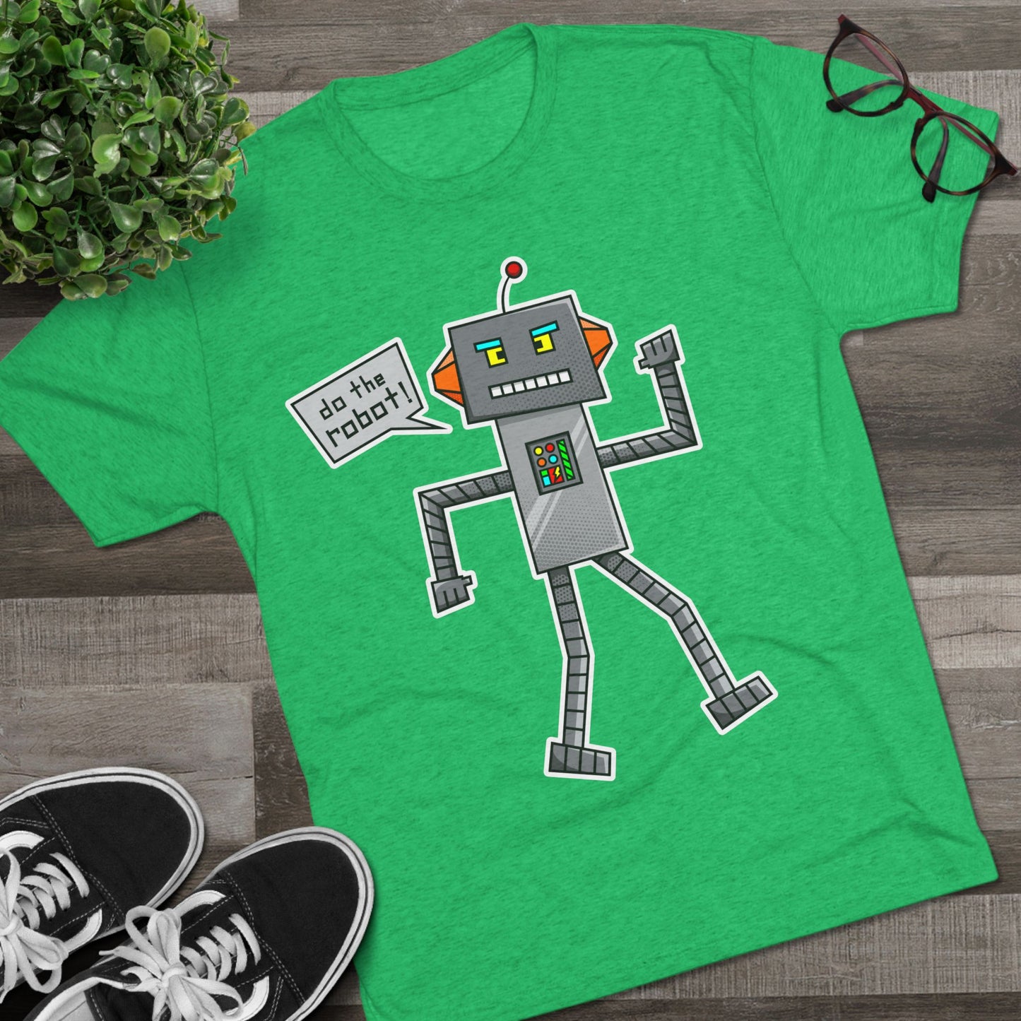 Unisex Tri-Blend Crew Tee (Do the Robot)