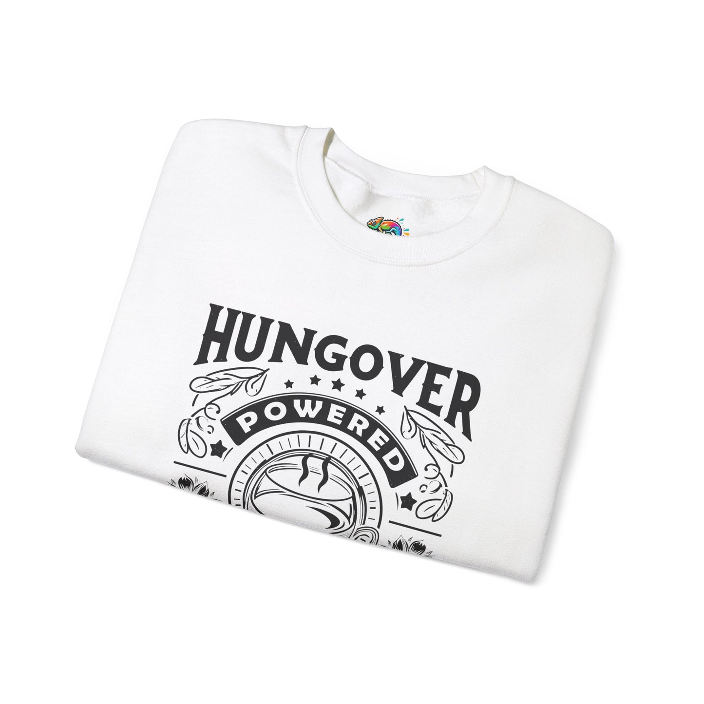 Unisex Heavy Blend™ Crewneck Sweatshirt (Hungover - Powered by Coffee)