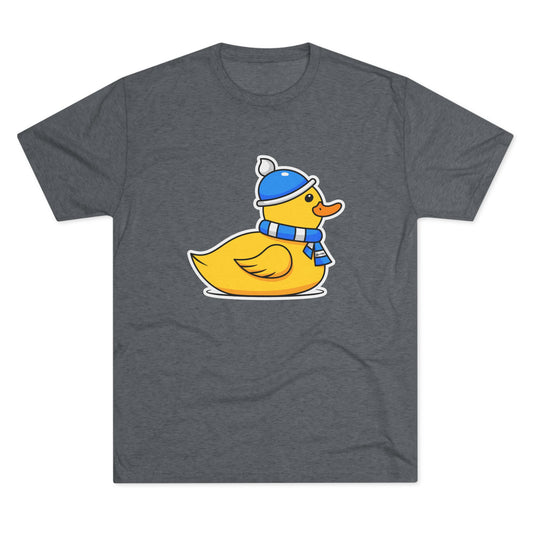 Unisex Tri-Blend Crew Tee (Chilly Duck)