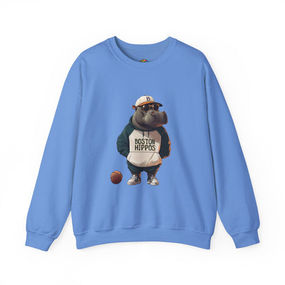 Unisex Heavy Blend™ Crewneck Sweatshirt (Boston Hippos)