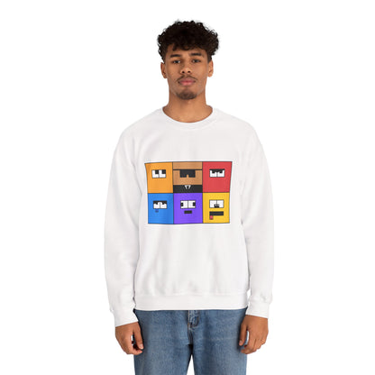 Unisex Heavy Blend™ Crewneck Sweatshirt (Emotion Blocks)