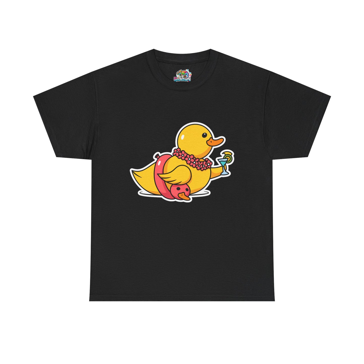 Unisex Heavy Cotton Tee (Tropical Duck)