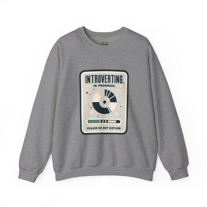 Unisex Heavy Blend™ Crewneck Sweatshirt (Introverting in Progress)