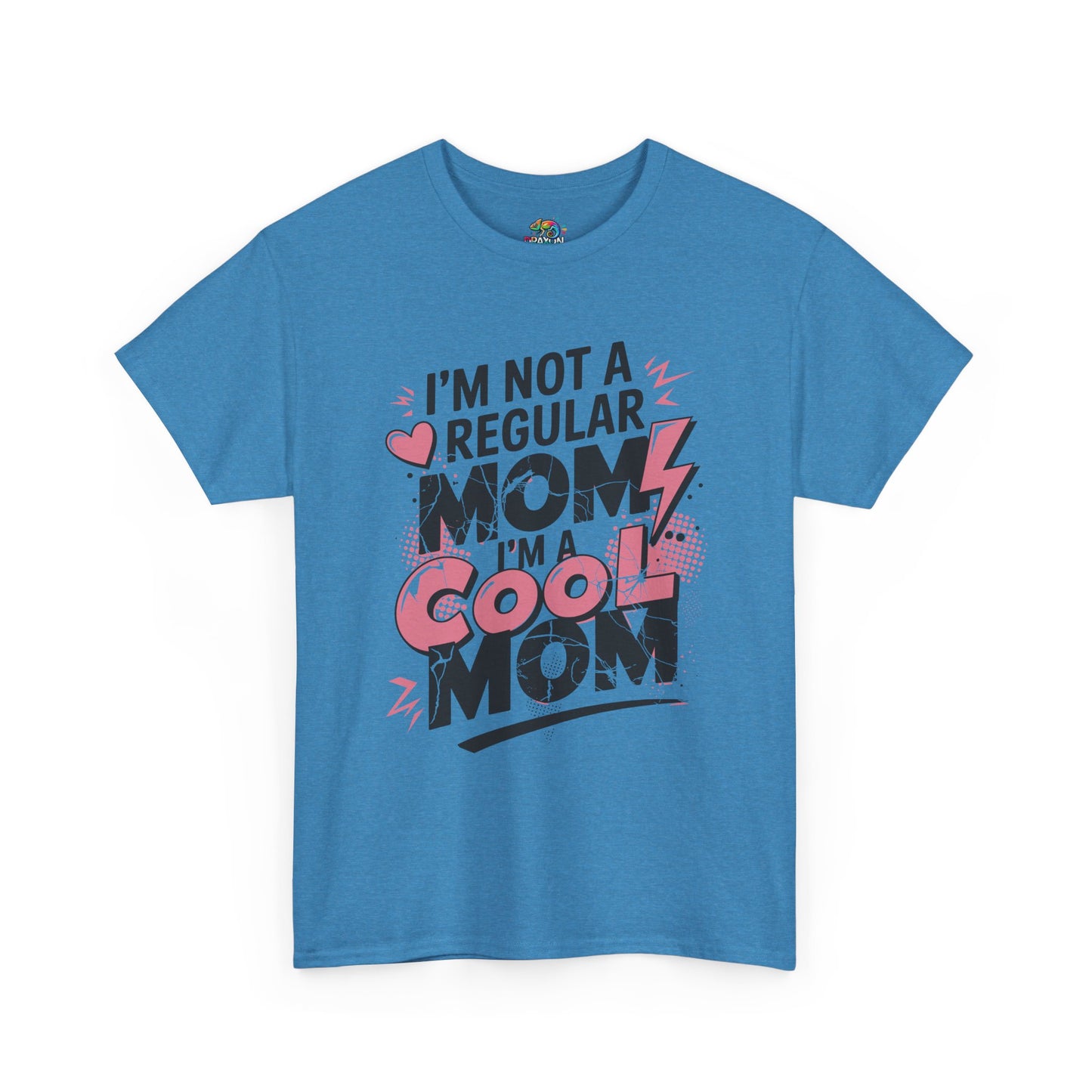 Unisex Heavy Cotton Tee (I'm Not a Regular Mom, I'm a Cool Mom)