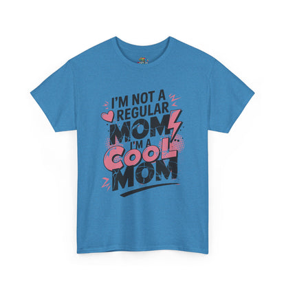 Unisex Heavy Cotton Tee (I'm Not a Regular Mom, I'm a Cool Mom)