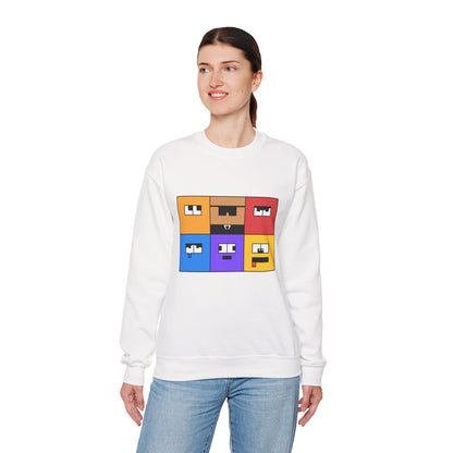 Unisex Heavy Blend™ Crewneck Sweatshirt (Emotion Blocks)