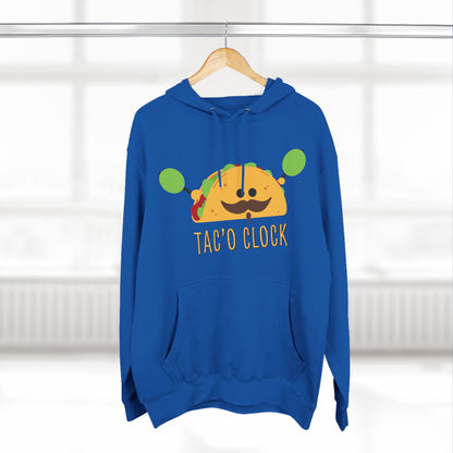 Three-Panel Fleece Hoodie (Tac'O Clock)