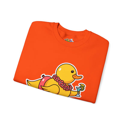 Unisex Heavy Blend™ Crewneck Sweatshirt (Tropical Duck)