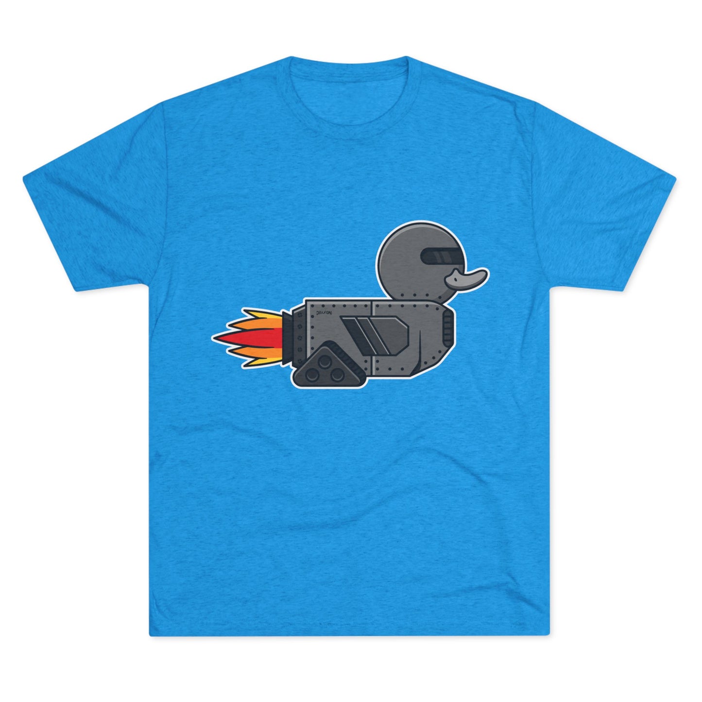 Unisex Tri-Blend Crew Tee (Robot Duck)