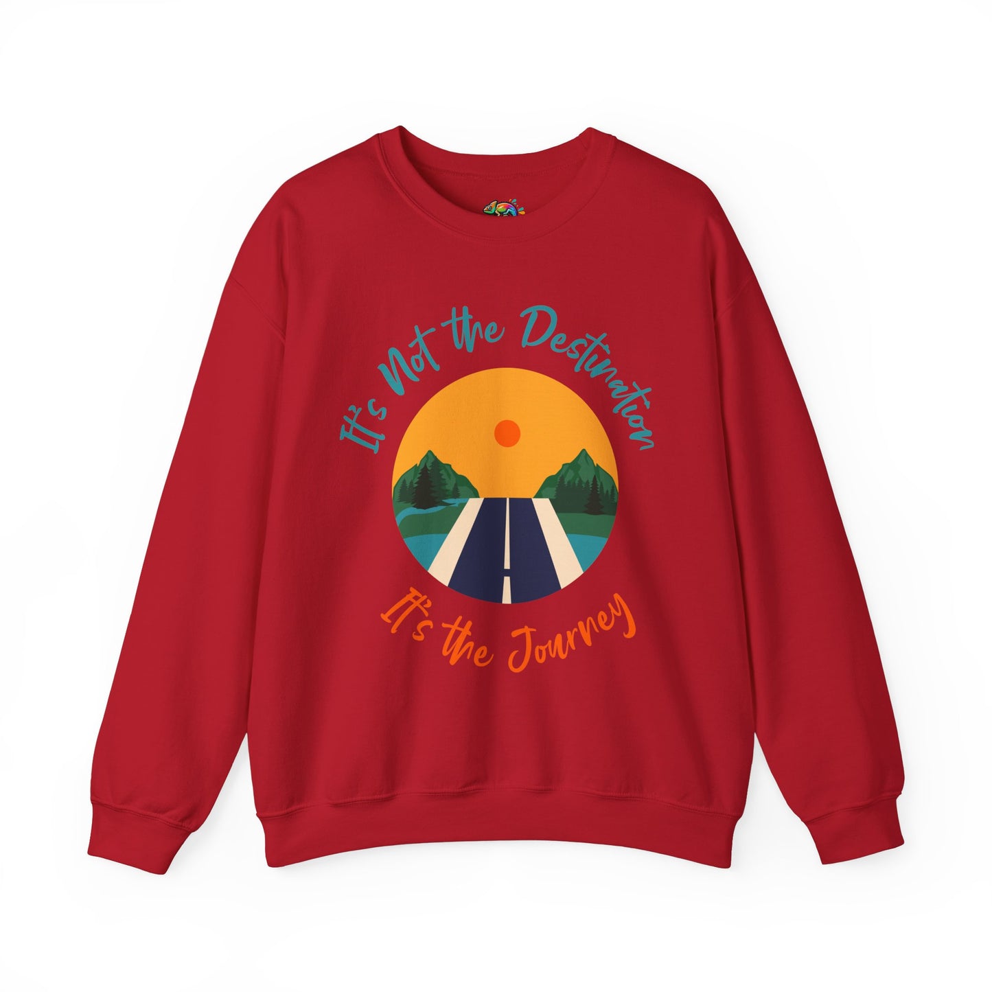 Unisex Heavy Blend™ Crewneck Sweatshirt (It's not Destination, It's Journey)