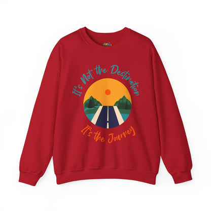 Unisex Heavy Blend™ Crewneck Sweatshirt (It's not Destination, It's Journey)