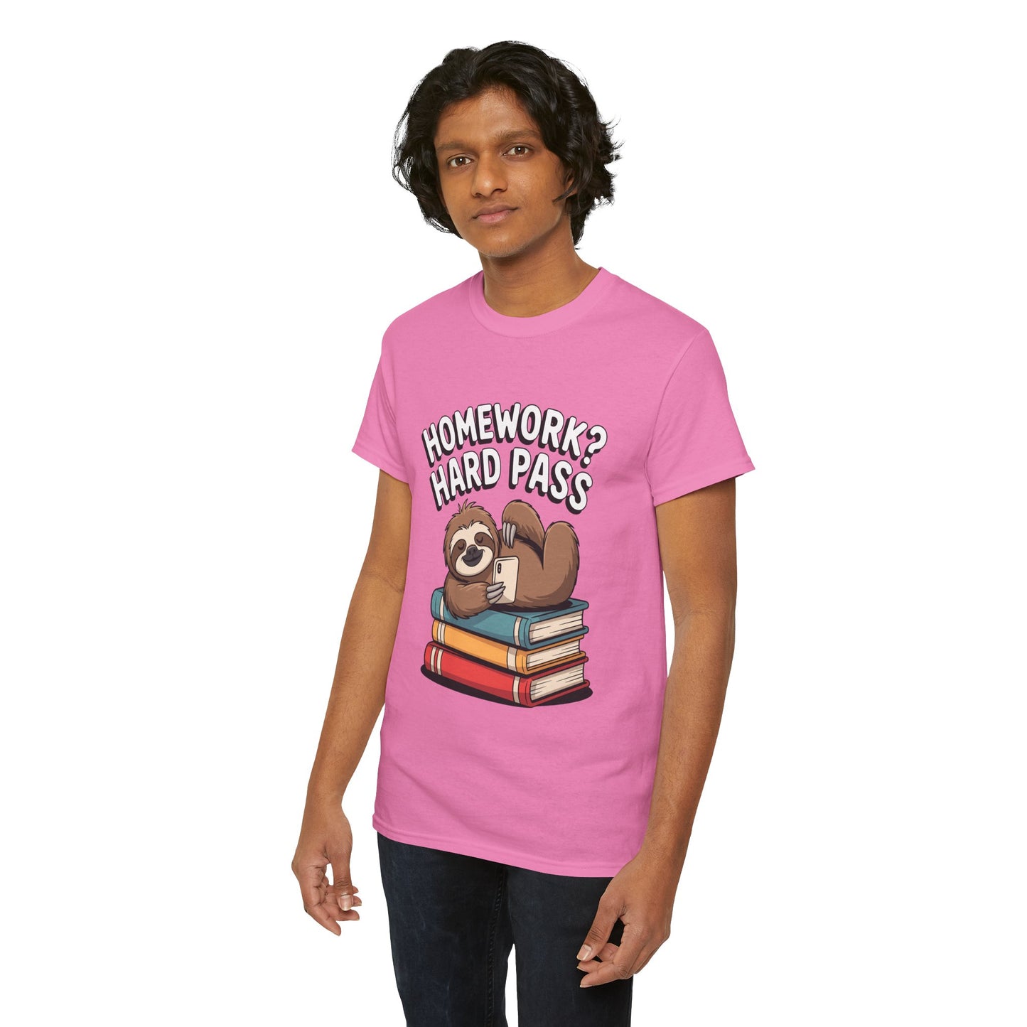 Unisex Heavy Cotton Tee (Homework? Hard Pass)