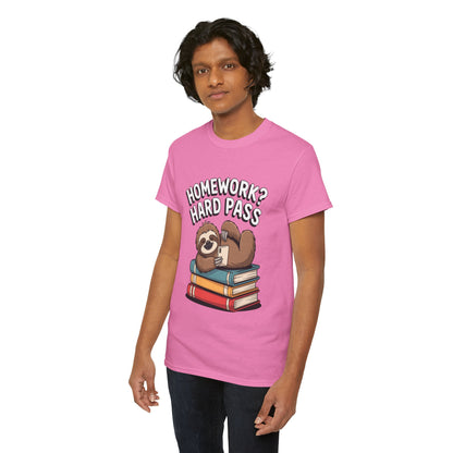 Unisex Heavy Cotton Tee (Homework? Hard Pass)