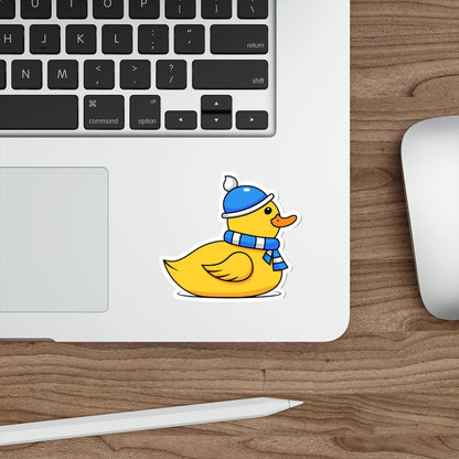 Die-Cut Stickers | Vibrant Art for Personalization (Chilly Duck)