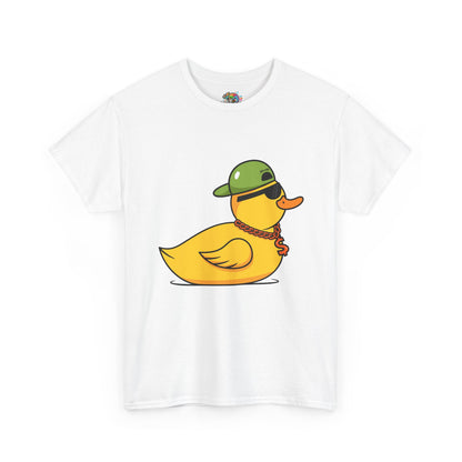 Unisex Heavy Cotton Tee (Gangster Duck)