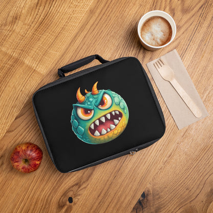 Lunch Bag - Black (Green Monster 2)