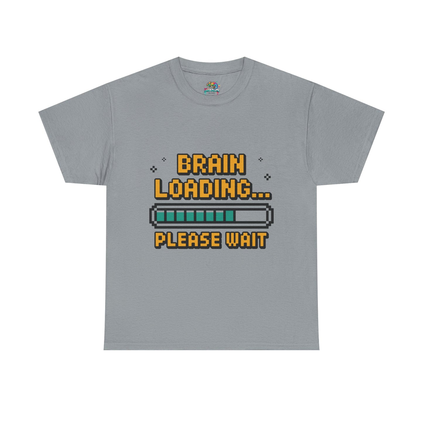 Unisex Heavy Cotton Tee (Brain Loading...Please Wait)