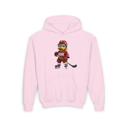 Youth Heavy Blend Hooded Sweatshirt (Hockey Quax)