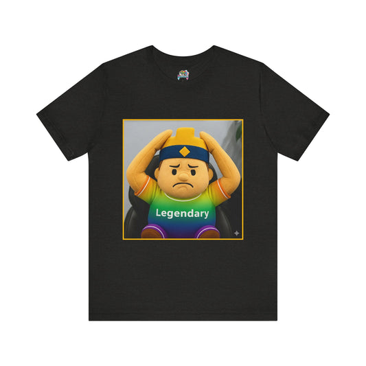 Legendary Tee - Casual Unisex Jersey Short Sleeve Shirt with Playful Design (CLASH)