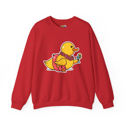 Unisex Heavy Blend™ Crewneck Sweatshirt (Tropical Duck)