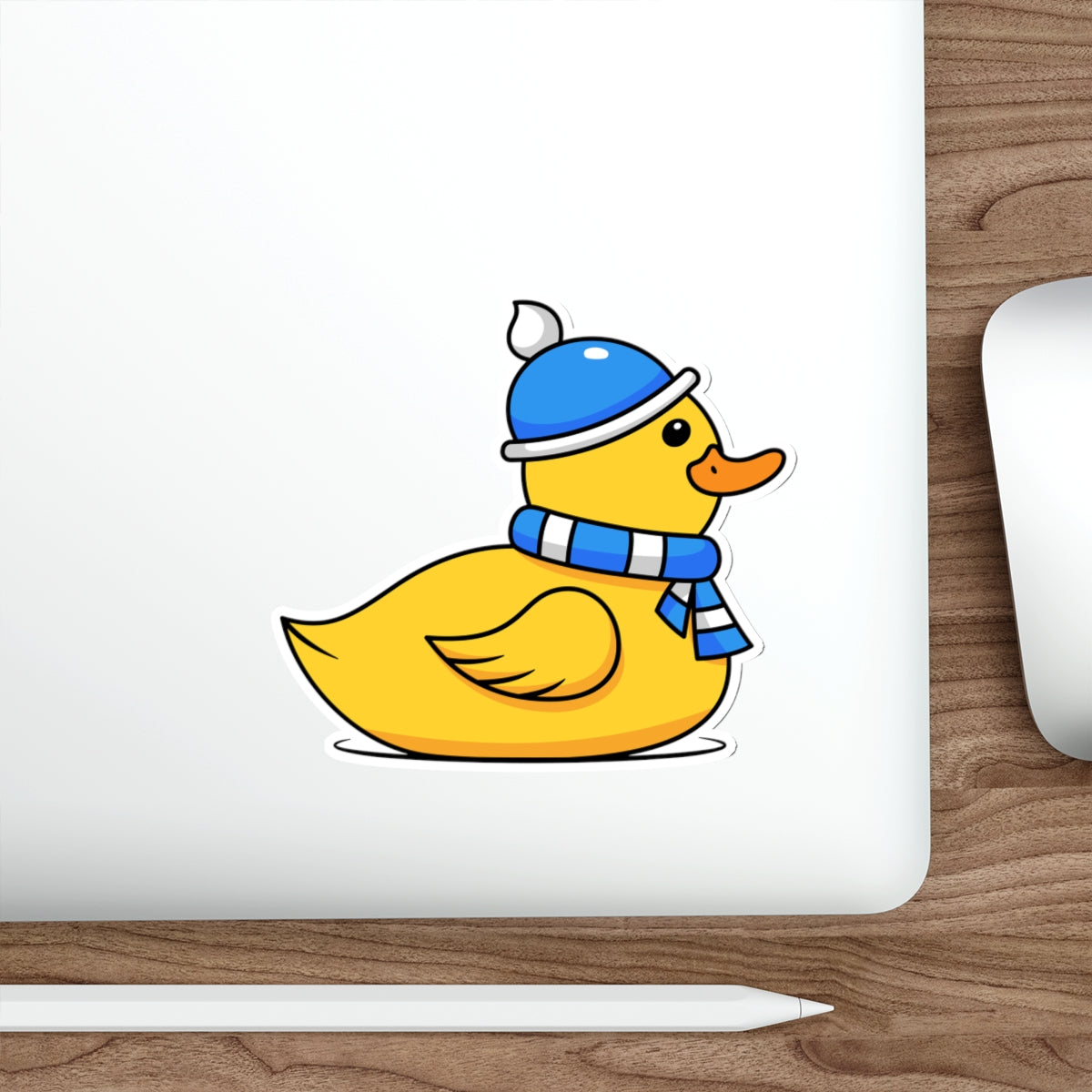 Die-Cut Stickers | Vibrant Art for Personalization (Chilly Duck)