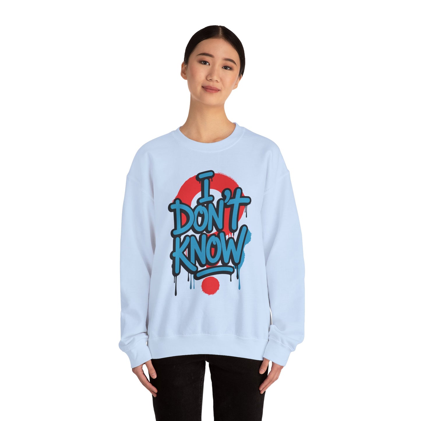 Unisex Heavy Blend Crewneck Sweatshirt (I don't know)
