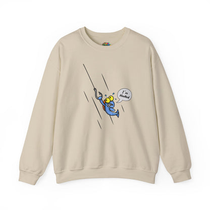 Unisex Heavy Blend™ Crewneck Sweatshirt (Fishing Hooked)