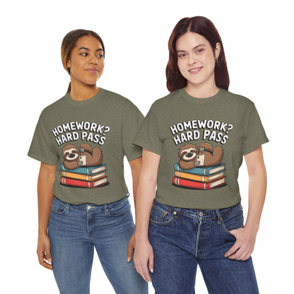Unisex Heavy Cotton Tee (Homework? Hard Pass)