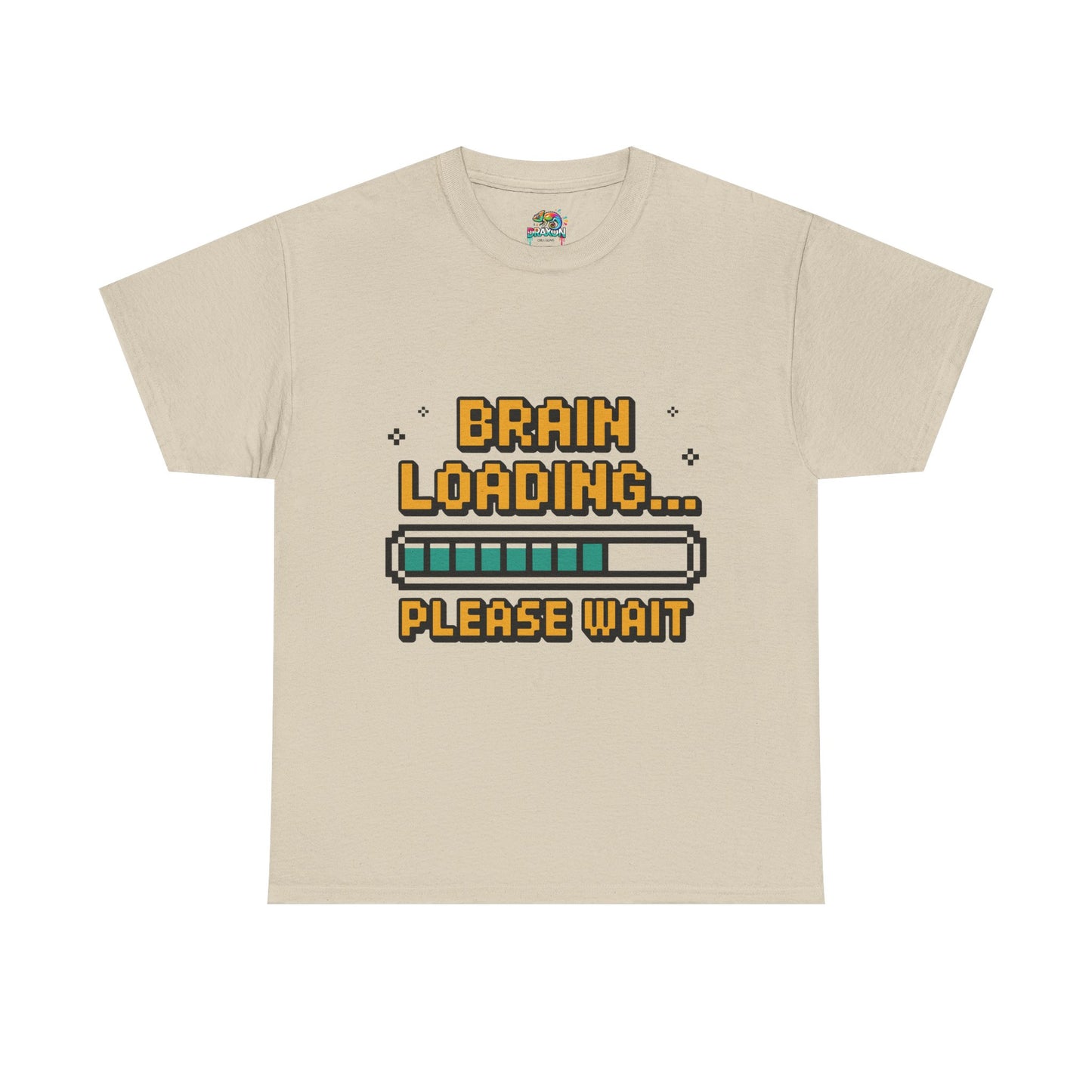 Unisex Heavy Cotton Tee (Brain Loading...Please Wait)