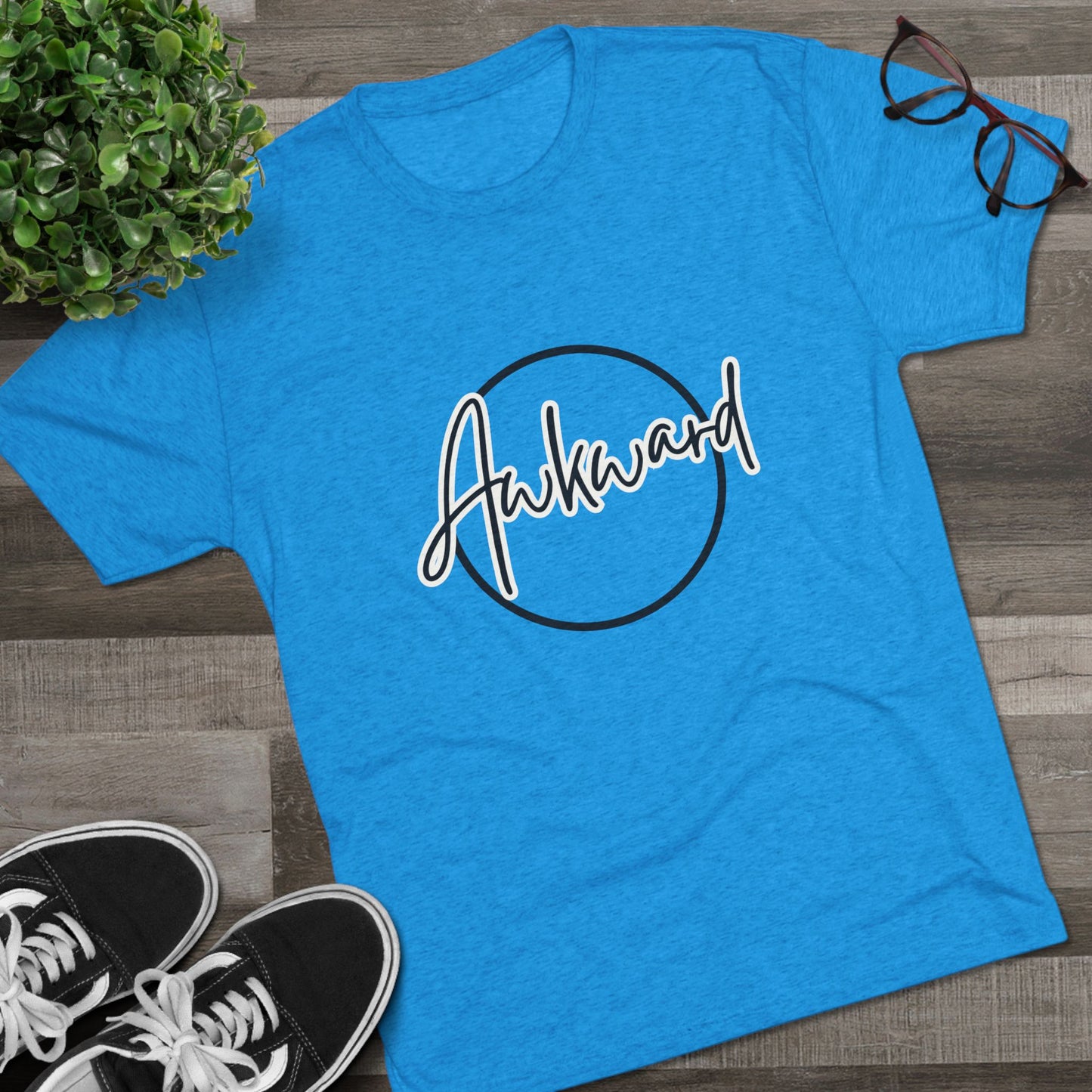 Unisex Tri-Blend Crew Tee (Awkward)