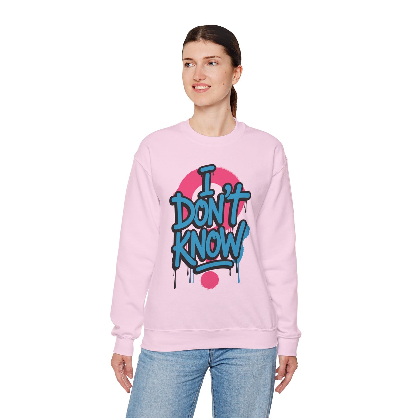 Unisex Heavy Blend Crewneck Sweatshirt (I don't know)