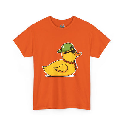 Unisex Heavy Cotton Tee (Gangster Duck)