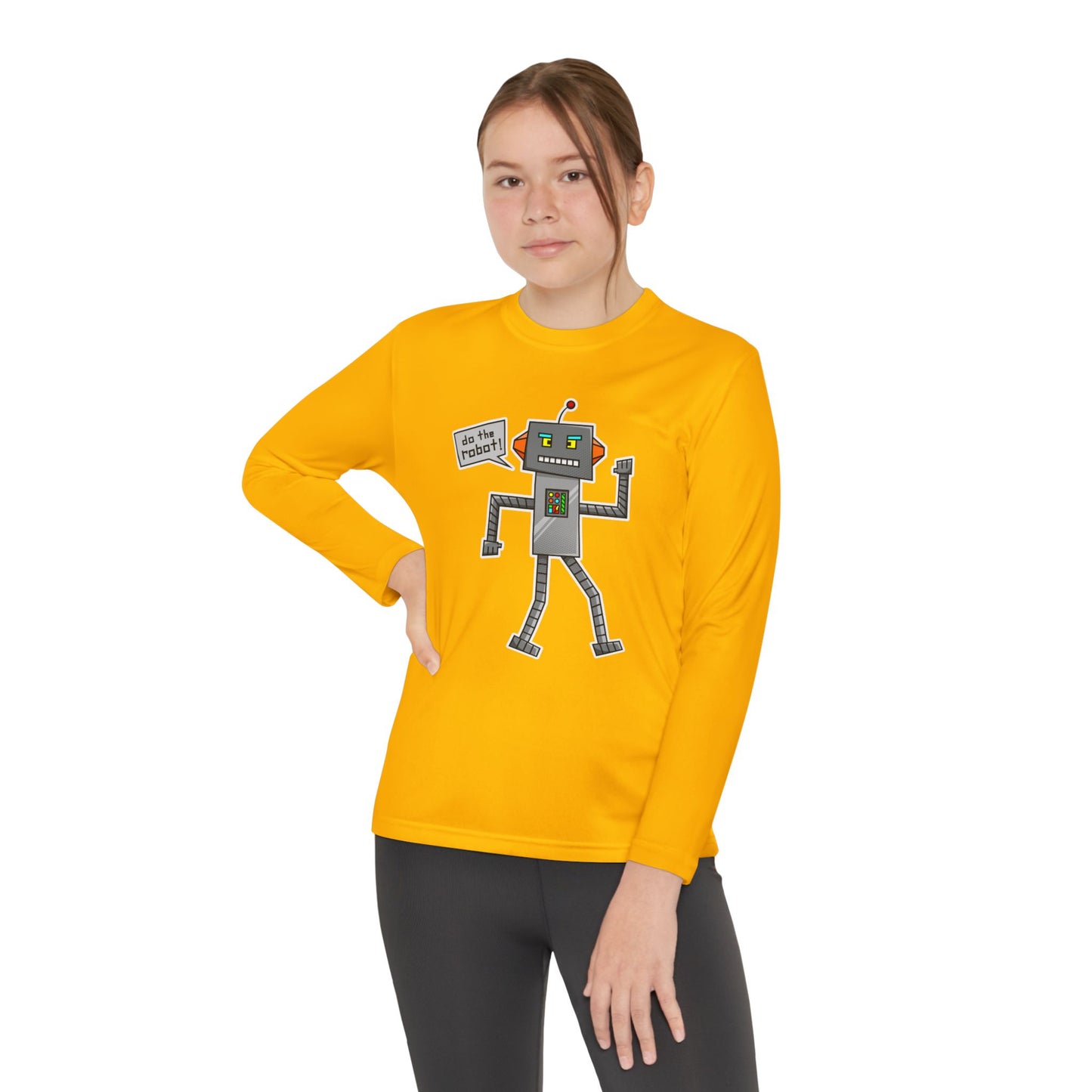 Youth Long Sleeve Competitor Tee (Do the Robot)